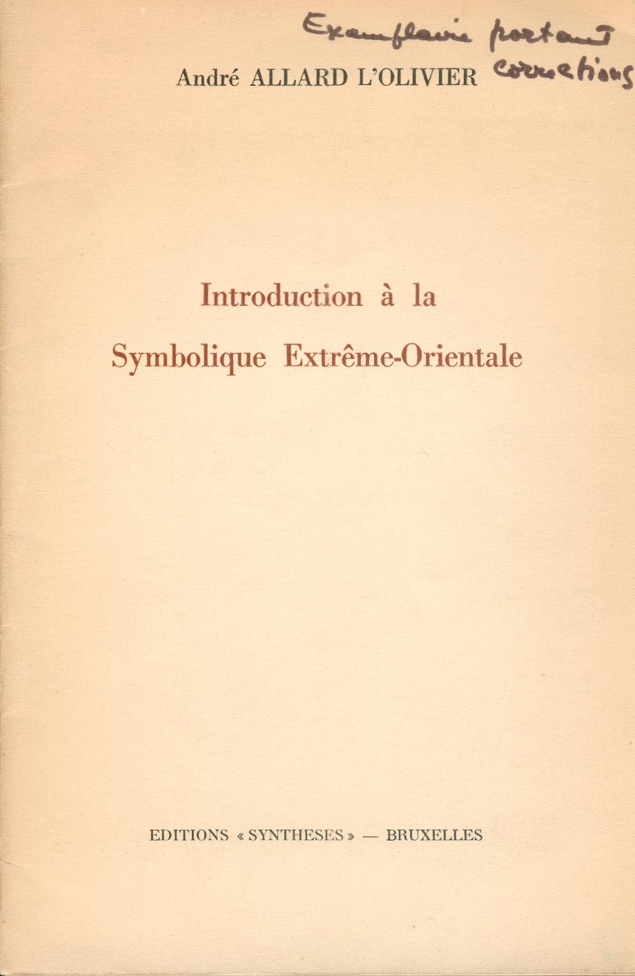 Introduction à la symbolique extrême-orientale
